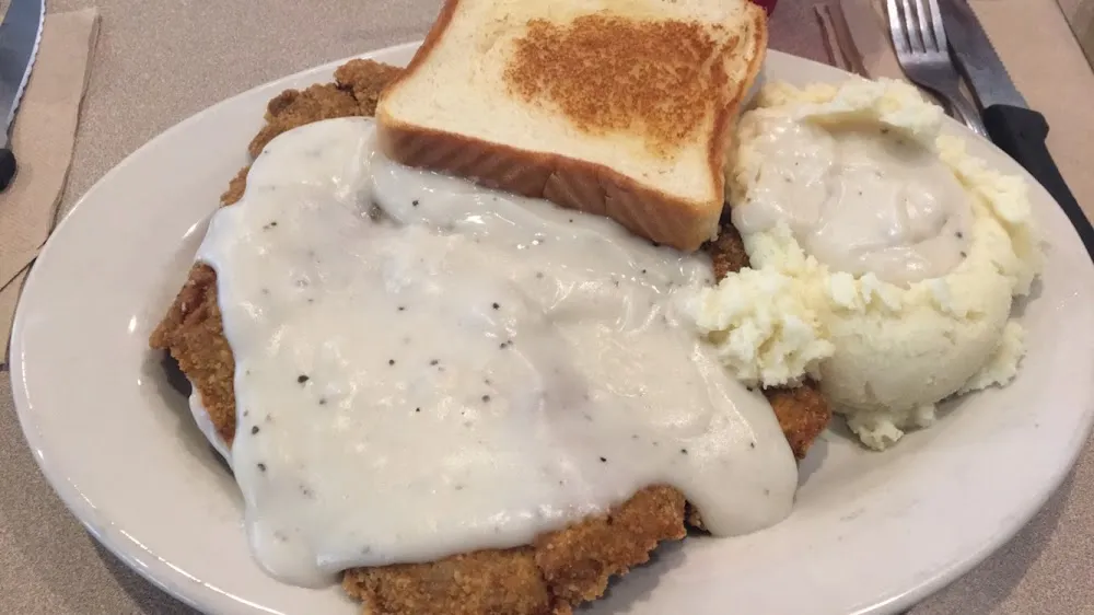 Country Fried Steak with Mashed Potatoes